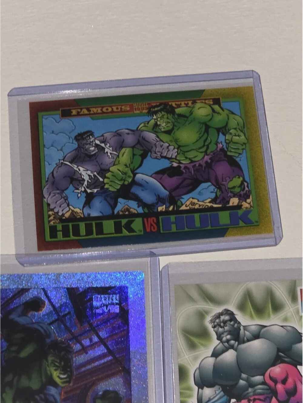 Incredible Hulk Marvel Comics Holo Mr Fix It Legends Masterpieces Card Lot